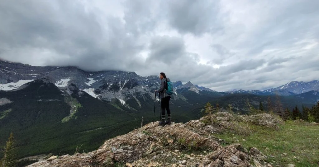 Stride to the summit of Opal Ridge and marvel at spectacular vistas of the Canadian Rockies!